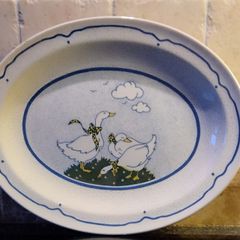 Oval plate