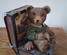 Vintage Teddy Bookend