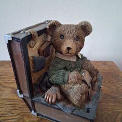 Vintage Teddy Bookend