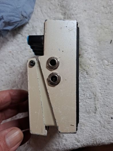 Guitar effect pedal.