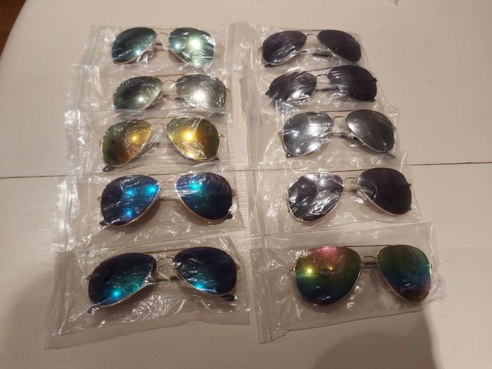 Glass Mirror Sunglasses