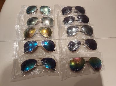 Glass Mirror Sunglasses