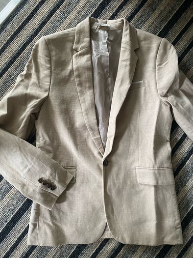 Linen jacket size 11-12 years old like new