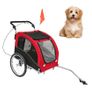 BRAND NEW Mobile Tool Cart Collapsible Dog Trailer Pet Trailer Dog Outdoor Travel Foldable Three-wheeled Bicycle Rear-mounted Pet Image 2