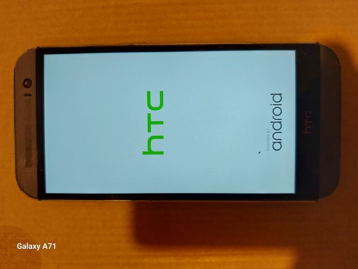 HTC One-M8, 1.8GB Ram, 16GB HDD, O2 network I think, working fine, Does show wear
