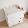 White baby changing dresser with drawers / Very Good Condition Image 2