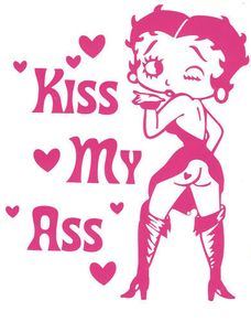 BETTY BOOP VIINYL DECAL  