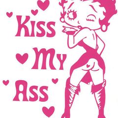 BETTY BOOP VIINYL DECAL  