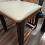 Solid wooden dining table + 4 chairs Image 4