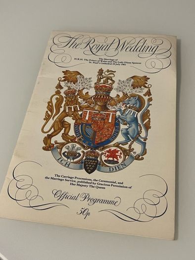 The Royal Wedding 1981 Official Programme