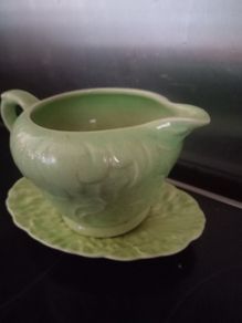 Carlton Ware Cream Jug and Dish 1930s.