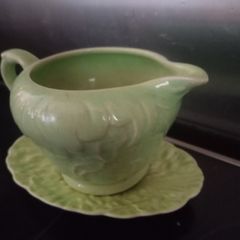 Carlton Ware Cream Jug and Dish 1930s.