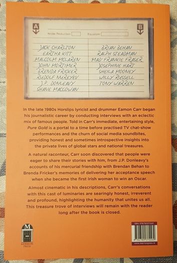 Pure Gold: Conversations With Remarkable People by Eamon Carr (Signed)