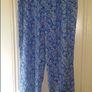 BNWT SoulCal Blue printed pants harem style size UK20 EUR48 Postage included Image 4