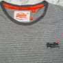 Vintage Superdry Orange Label Mens Stripe Long Sleeve T-shirt Size XXL Image 3