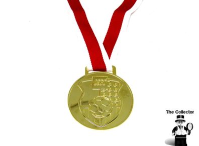 Lego Soccer Football Metal Medal With Ribbon Red And White This Is A Metal Medal From 2002
