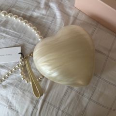 Simone Rocha Heart Pearl Bag
