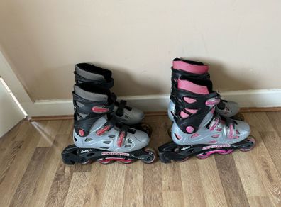 2 pairs of Rollerblades, size EU 37/UK4