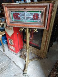 Antique Brass Church Stand