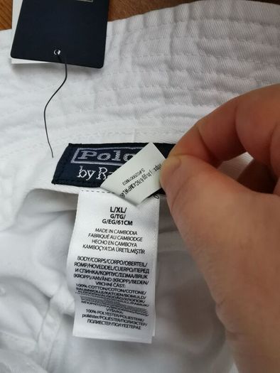 BNWT - Polo Ralph Lauren classic white hat