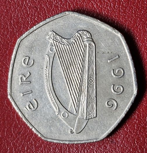 1996  Ireland  50 Pence