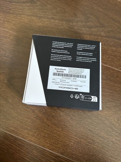 Porsche Key sides (sides only) in black plastic