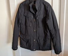 Schott NYC Black Field Jacket - Size L - Quilted Lining