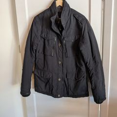 Schott NYC Black Field Jacket - Size L - Quilted Lining