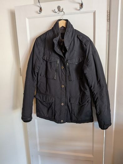 Schott NYC Black Field Jacket - Size L - Quilted Lining