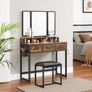 New Vintage Dressing Table - FREE P&P Image 2