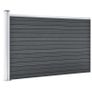 Garden Fence WPC 180x105 cm Grey Image 3