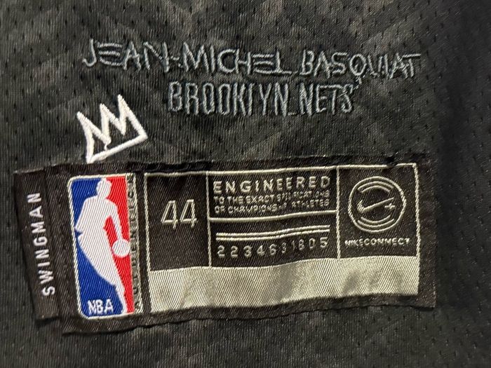 Nike Brooklyn Nets, Durant 7, Jean-Michel Basquiat jersey