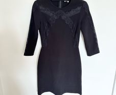 Sandro Paris black dress UK8