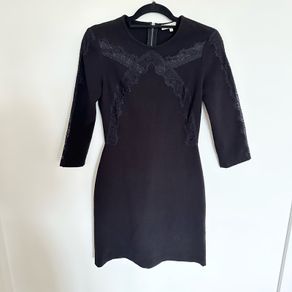 Sandro Paris black dress UK8