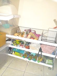 kitchen metal shelf