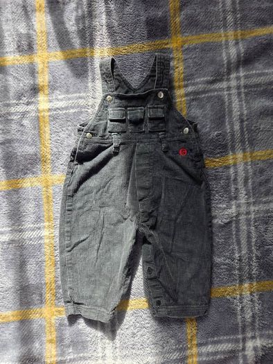 12-18m, Zip Zap Soft Corduroy Dungarees