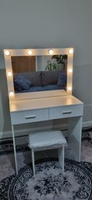 dressing table with stool New