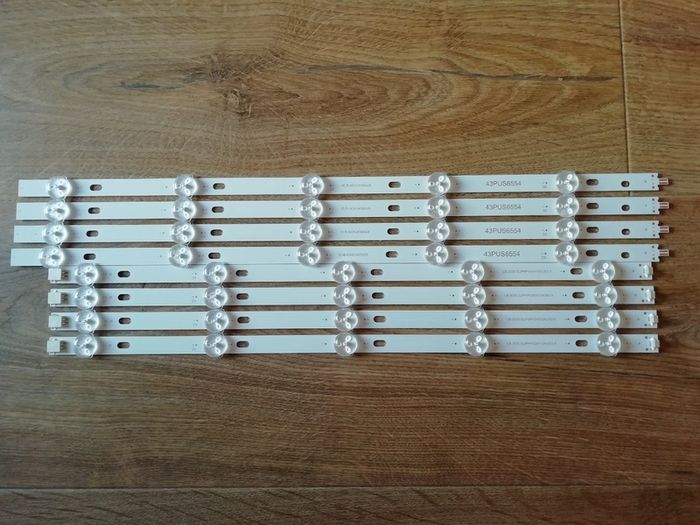New Led Backlight Kit For Philips 43pus6504/12 43pus6554/12 43pus7505 43pus7555