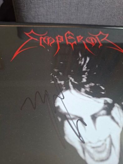 EMPEROR: Wrath of the Tyrant- Framed cover signed by Samoth and Ihsahn