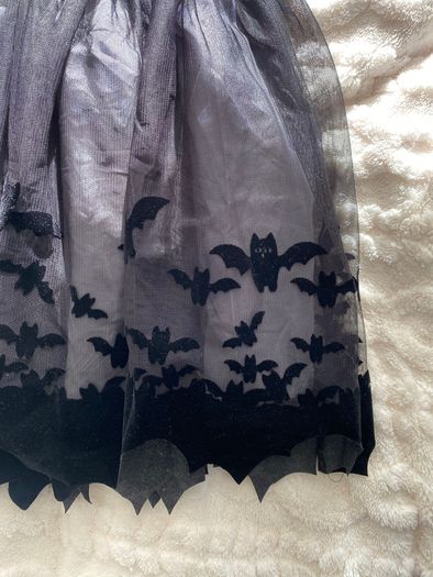 Girls Halloween Skirt & Tights | Age 8-10