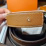 Genuine Hermes reversible leather belt Image 5