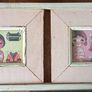 Pink Rustic Collage Frame for 5 Photos or Prints Image 2