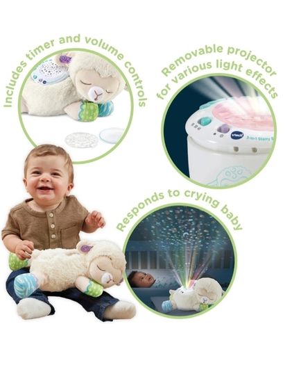 BNIB VTech Baby Sheep Soother Star Projector and Night Light