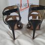 Una healy battle lines gladiator hi heels size 5 black leather Image 7
