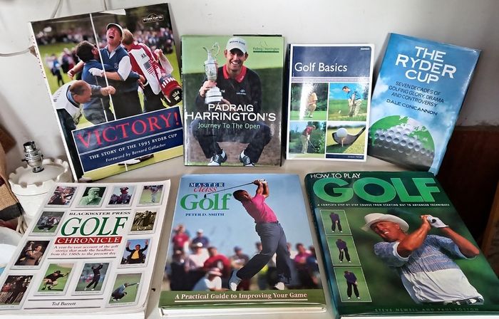 Joblot Nine Golf Books