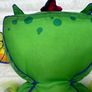 Little Tikes green monster plush approx. 27 cm. Dirty Used Please see photos Image 9