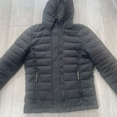 Superdry lads Jacket charcoal colour