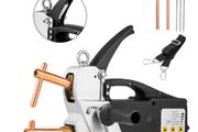 BRAND NEW 230V Electric Spot Welder Gun W/ Distinct Control Panel Portable Handgrip Hanging Strap Welding Thickness 2.0 +2.0MM