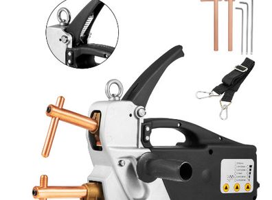 BRAND NEW 230V Electric Spot Welder Gun W/ Distinct Control Panel Portable Handgrip Hanging Strap Welding Thickness 2.0 +2.0MM