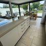 Cream High Gloss Kitchen Image 3